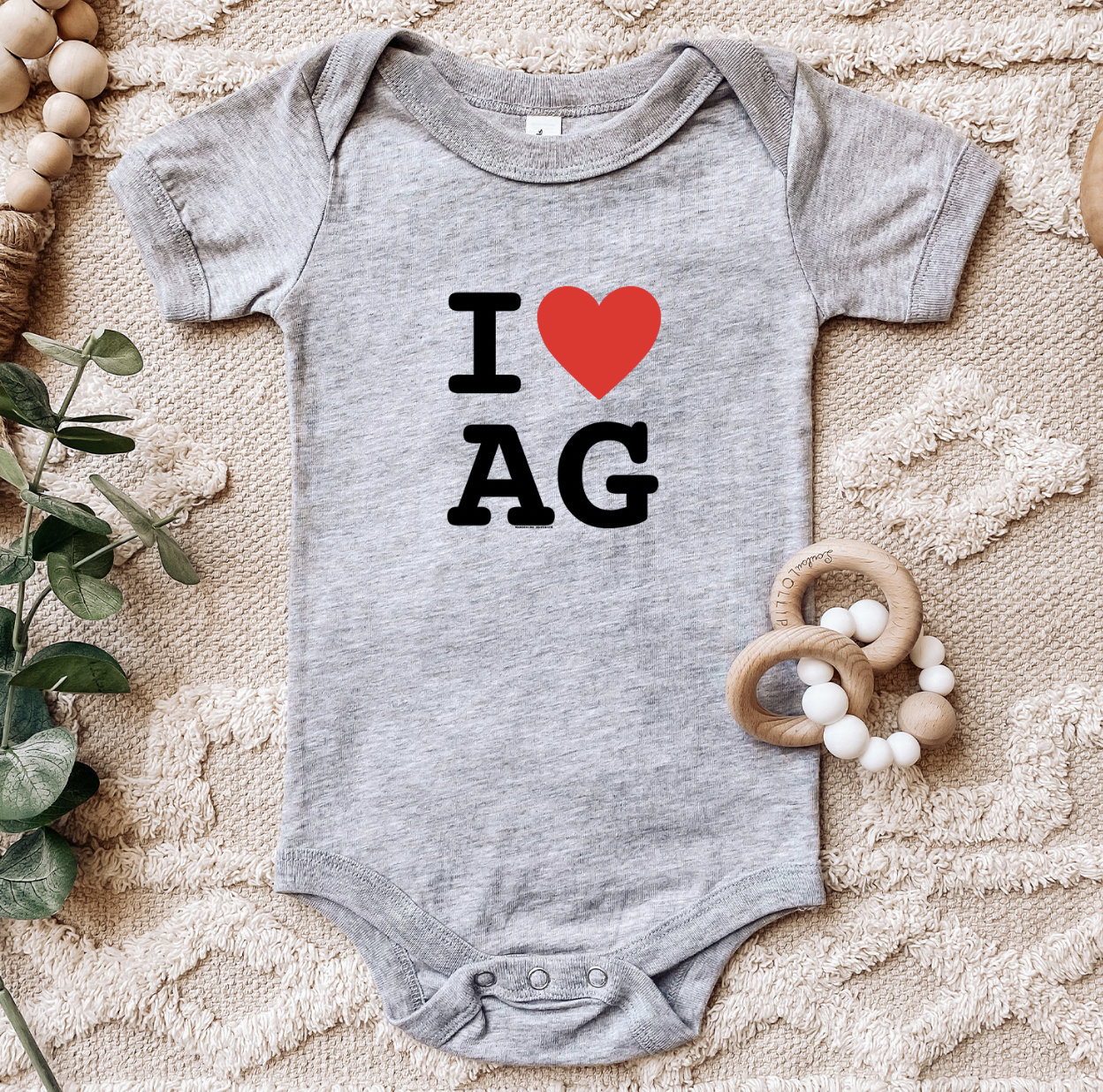I Heart AG One Piece/T-Shirt (Newborn - Youth XL) - Multiple Colors!