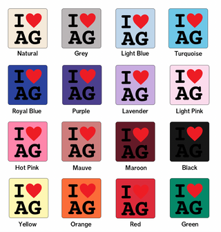 I Heart AG One Piece/T-Shirt (Newborn - Youth XL) - Multiple Colors!