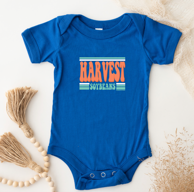 Retro Harvest Soybeans One Piece/T-Shirt (Newborn - Youth XL) - Multiple Colors!