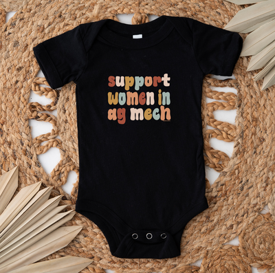Boho Support Women In Ag Mech One Piece/T-Shirt (Newborn - Youth XL) - Multiple Colors!