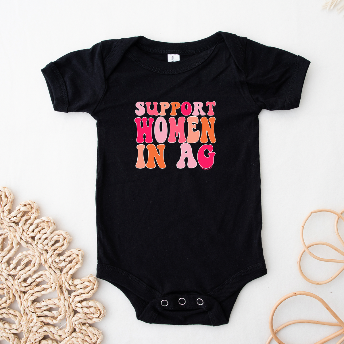Peachy Support Women In Ag One Piece/T-Shirt (Newborn - Youth XL) - Multiple Colors!