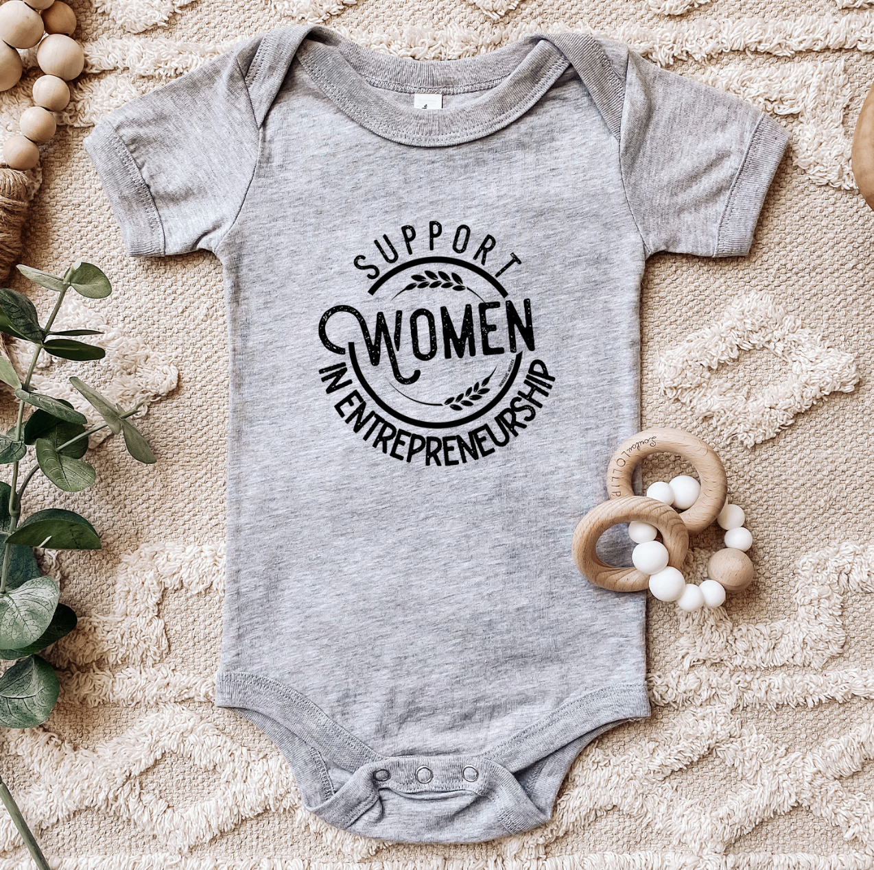 Support Women In Entrepreneurship One Piece/T-Shirt (Newborn - Youth XL) - Multiple Colors!