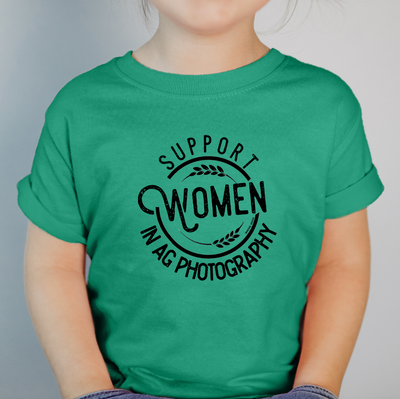 Support Women In Ag Photography One Piece/T-Shirt (Newborn - Youth XL) - Multiple Colors!
