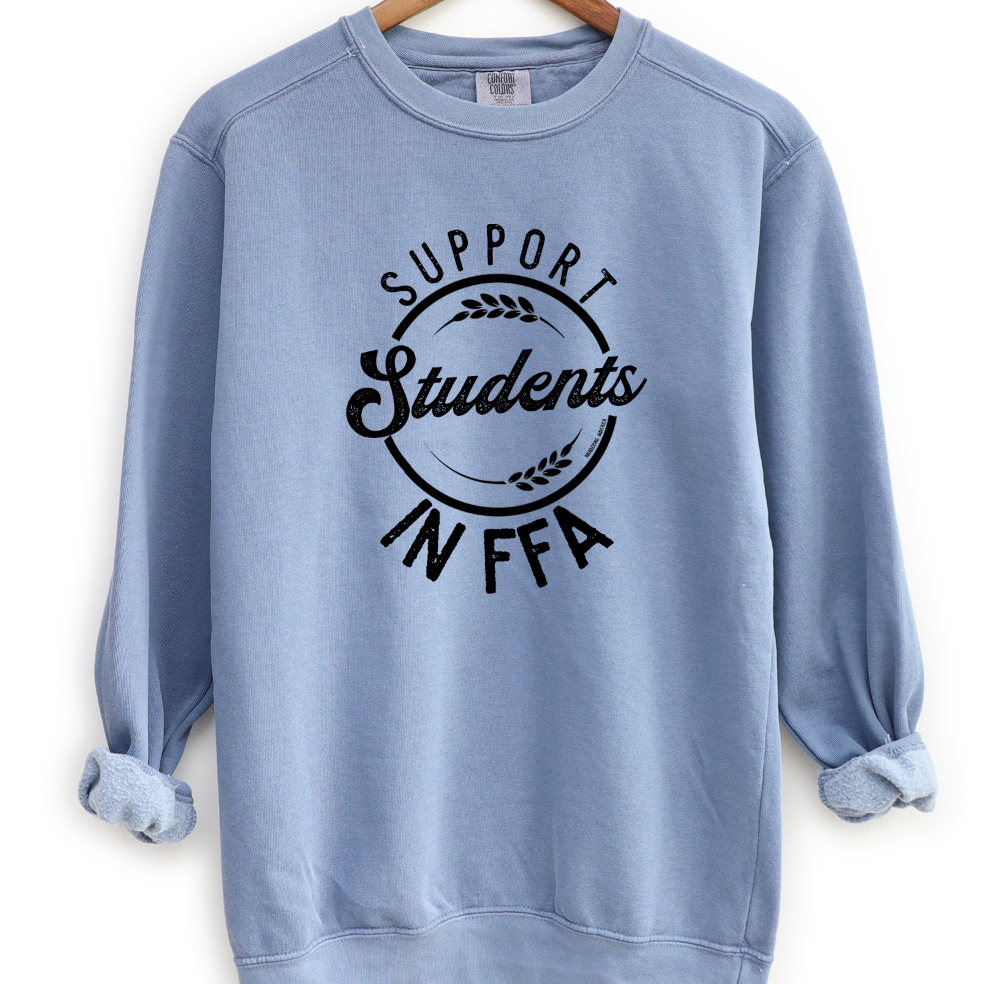 Support Students in FFA Crewneck (S-4XL) - Multiple Colors!