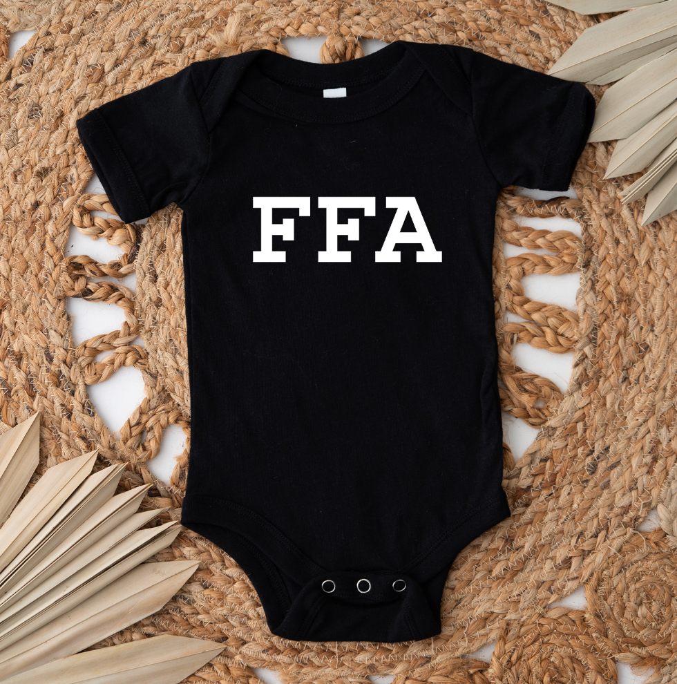FFA White Ink One Piece/T-Shirt (Newborn - Youth XL) - Multiple Colors!