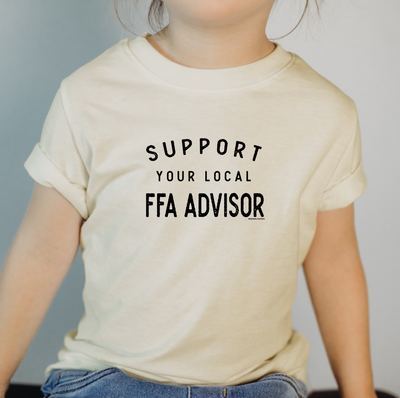 Support Your Local FFA Advisor One Piece/T-Shirt (Newborn - Youth XL) - Multiple Colors!