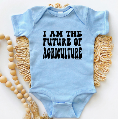 Groovy I AM The Future Of Agriculture One Piece/T-Shirt (Newborn - Youth XL) - Multiple Colors!