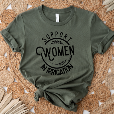 Support Women In Irrigation T-Shirt (XS-4XL) - Multiple Colors!