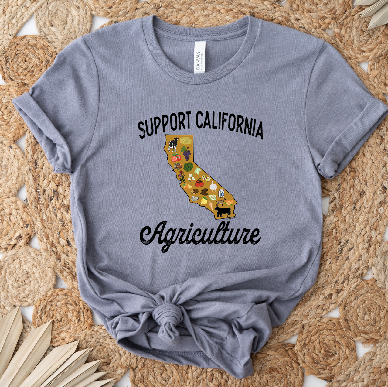 Support California Agriculture T-Shirt (XS-4XL) - Multiple Colors!