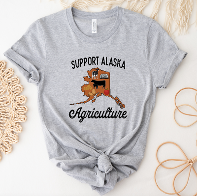 Support Alaska Agriculture T-Shirt (XS-4XL) - Multiple Colors!