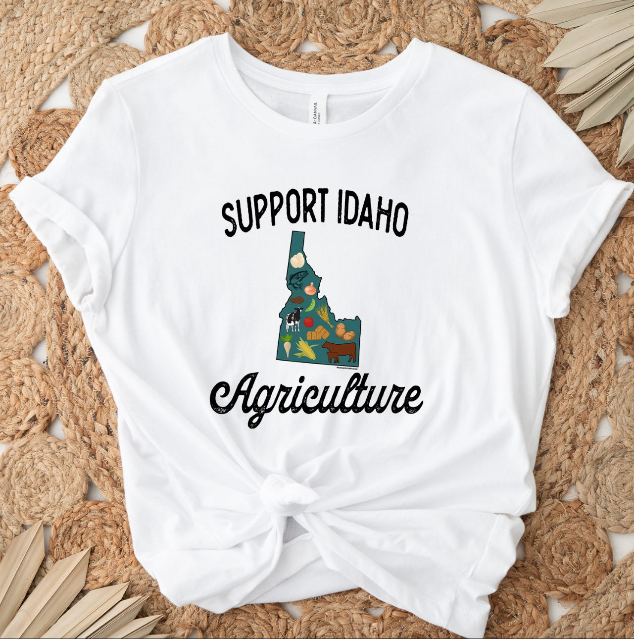 Support Idaho Agriculture T-Shirt (XS-4XL) - Multiple Colors!