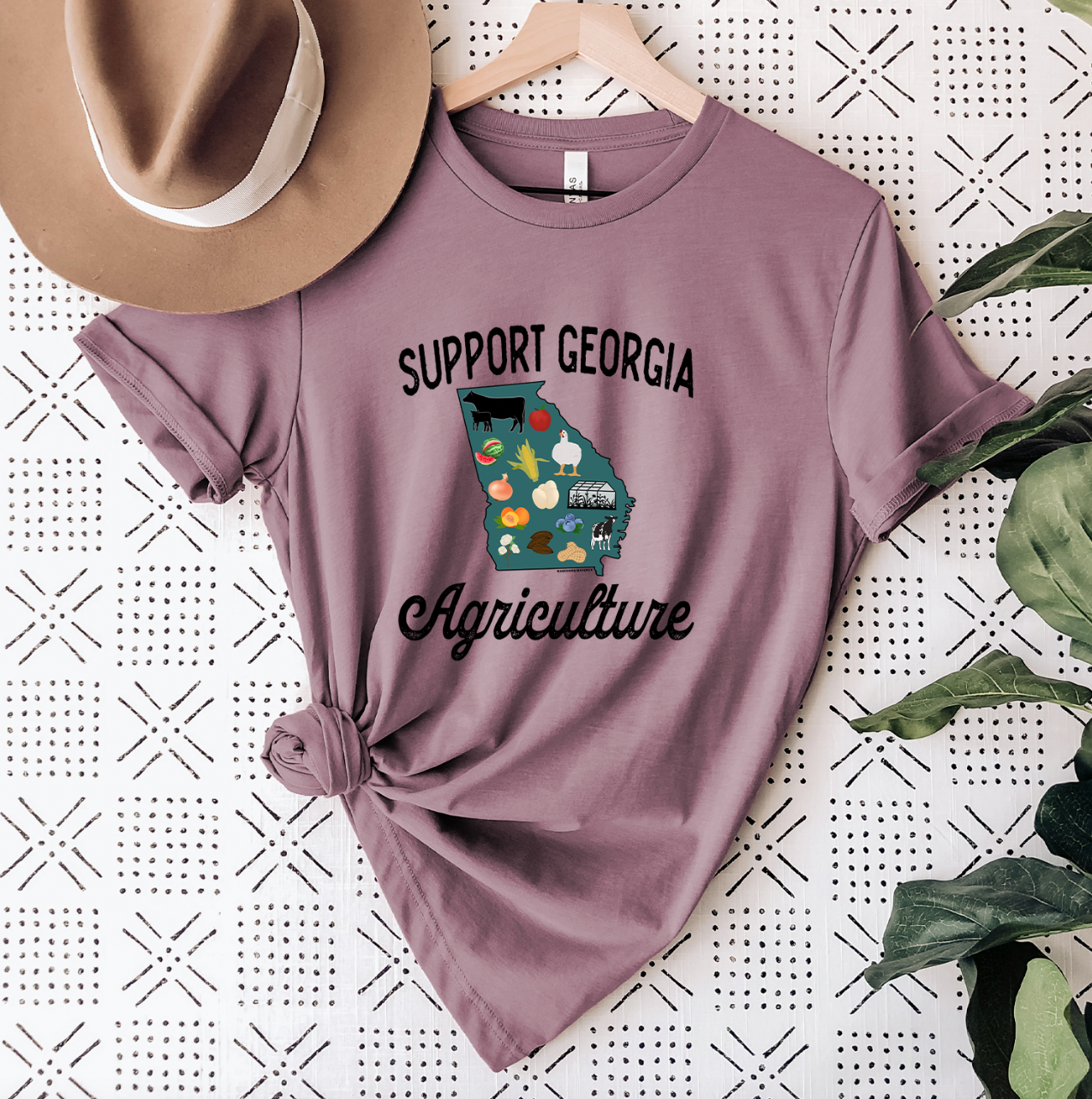 Support Georgia Agriculture T-Shirt (XS-4XL) - Multiple Colors!