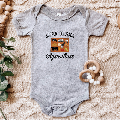 Support Colorado Agriculture One Piece/T-Shirt (Newborn - Youth XL) - Multiple Colors!
