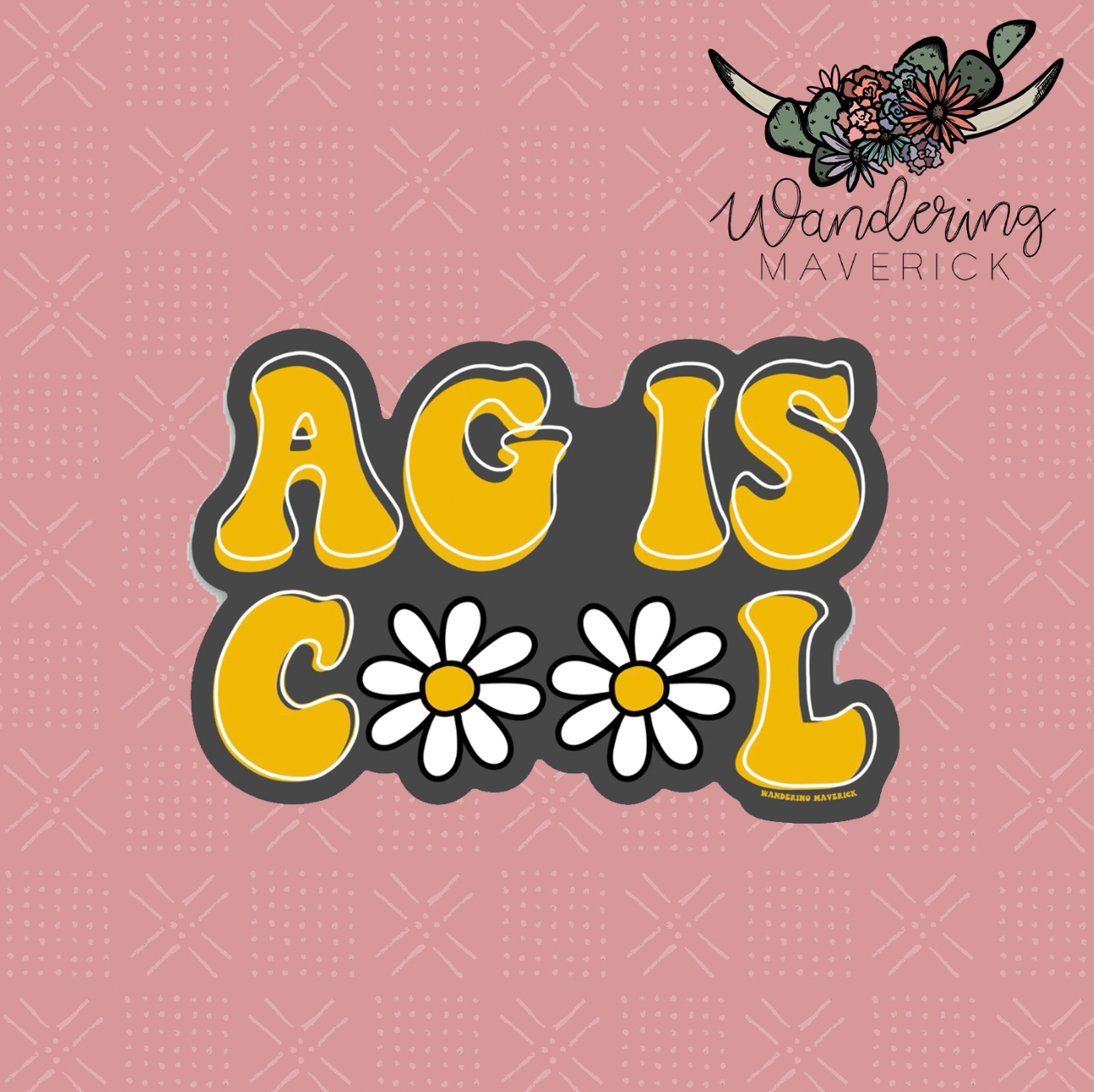 Ag Is Cool Daisy Sticker