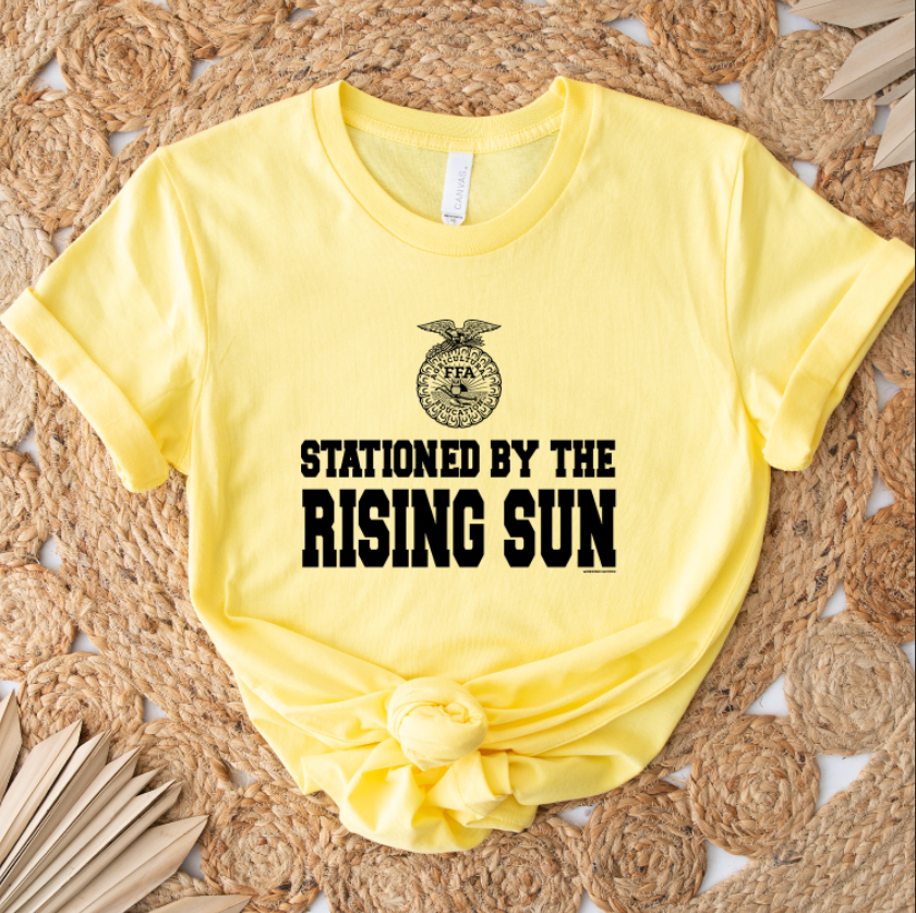 Stationed By The Rising Sun FFA T-Shirt (XS-4XL) - Multiple Colors!