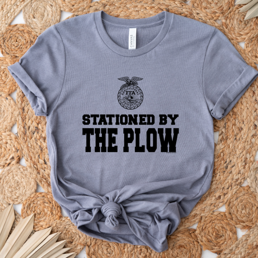 Stationed By The Plow FFA T-Shirt (XS-4XL) - Multiple Colors!