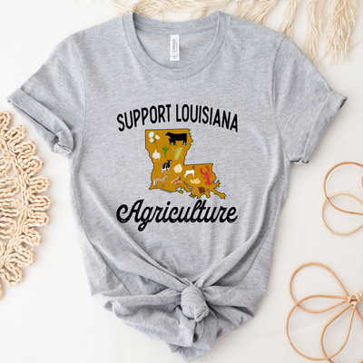 Support Louisiana Agriculture T-Shirt (XS-4XL) - Multiple Colors!