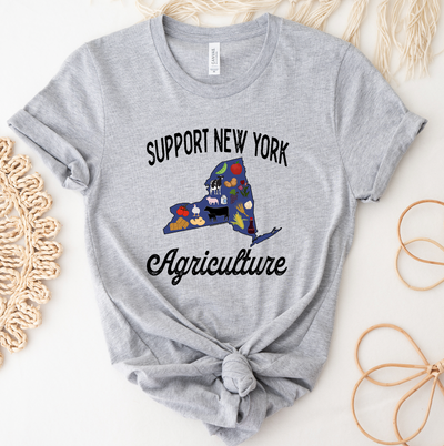 Support New York Agriculture T-Shirt (XS-4XL) - Multiple Colors!