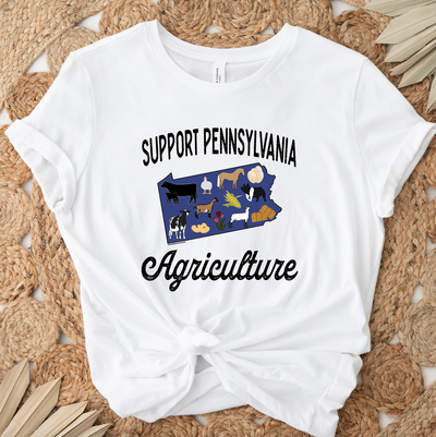 Support Pennsylvania Agriculture T-Shirt (XS-4XL) - Multiple Colors!