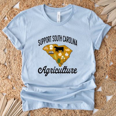 Support South Carolina Agriculture T-Shirt (XS-4XL) - Multiple Colors!