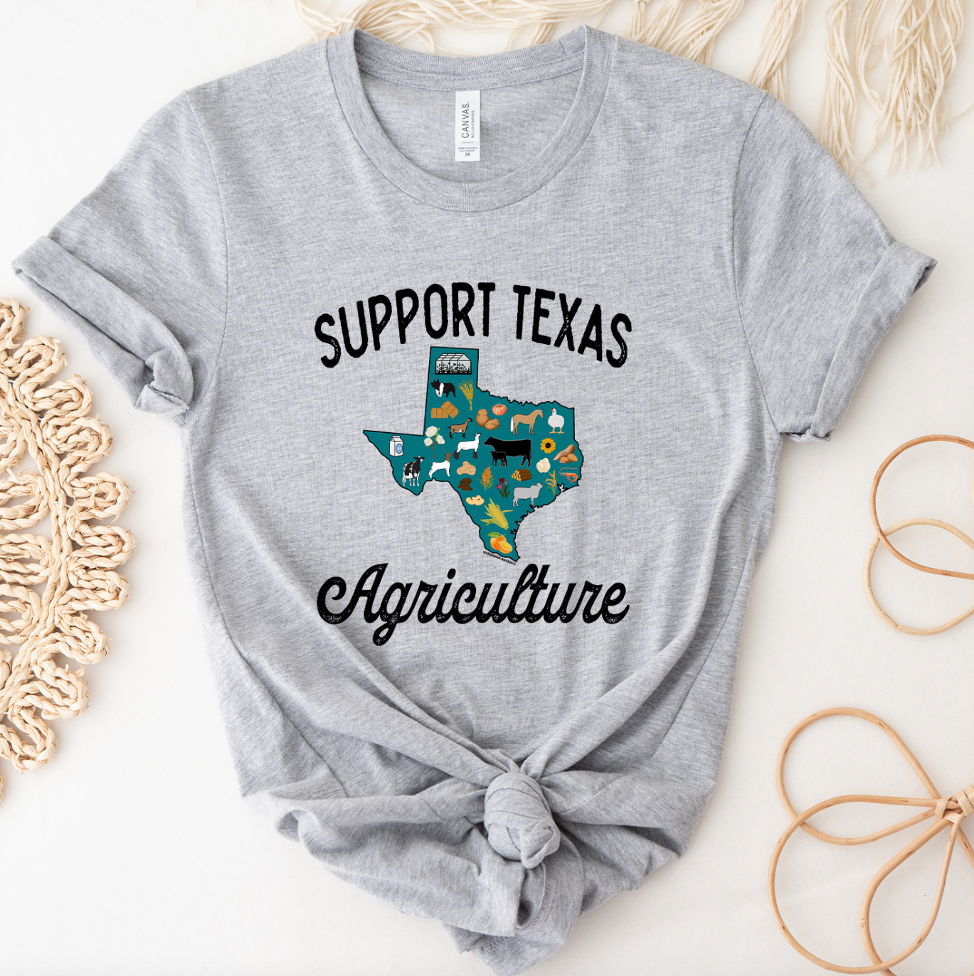 Support Texas Agriculture T-Shirt (XS-4XL) - Multiple Colors!