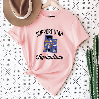 Support Utah Agriculture T-Shirt (XS-4XL) - Multiple Colors!