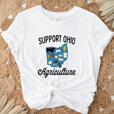 Support Ohio Agriculture T-Shirt (XS-4XL) - Multiple Colors!