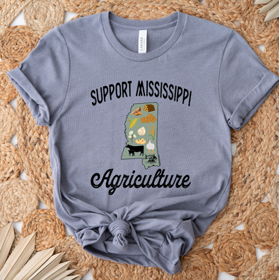 Support Mississippi Agriculture T-Shirt (XS-4XL) - Multiple Colors!