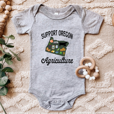 Support Oregon Agriculture One Piece/T-Shirt (Newborn - Youth XL) - Multiple Colors!