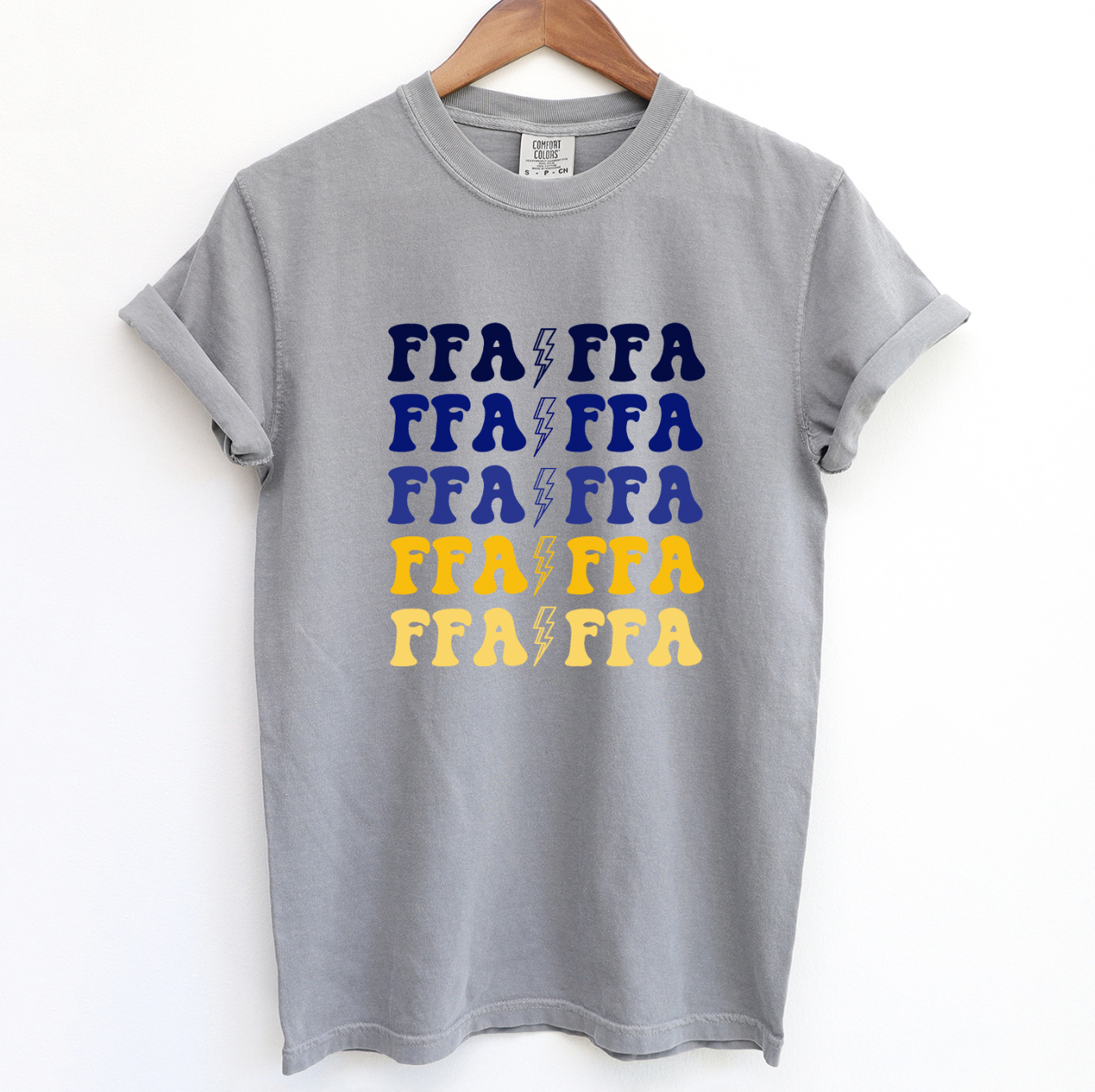 FFA Bolt ComfortWash/ComfortColor T-Shirt (S-4XL) - Multiple Colors!