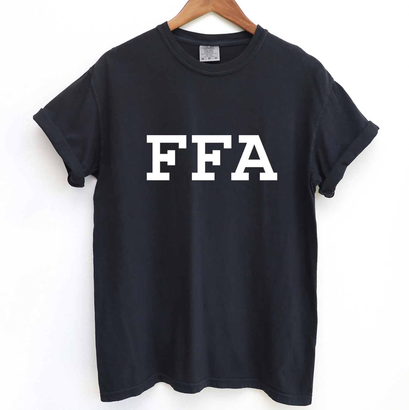 FFA White Ink ComfortWash/ComfortColor T-Shirt (S-4XL) - Multiple Colors!