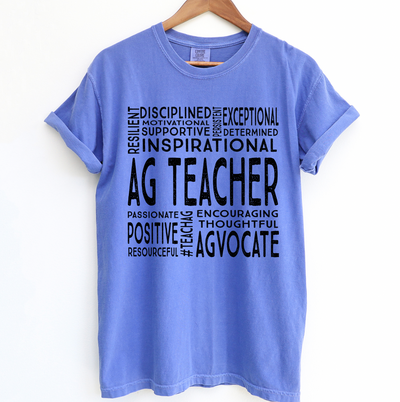 Ag Teacher Word Box ComfortWash/ComfortColor T-Shirt (S-4XL) - Multiple Colors!