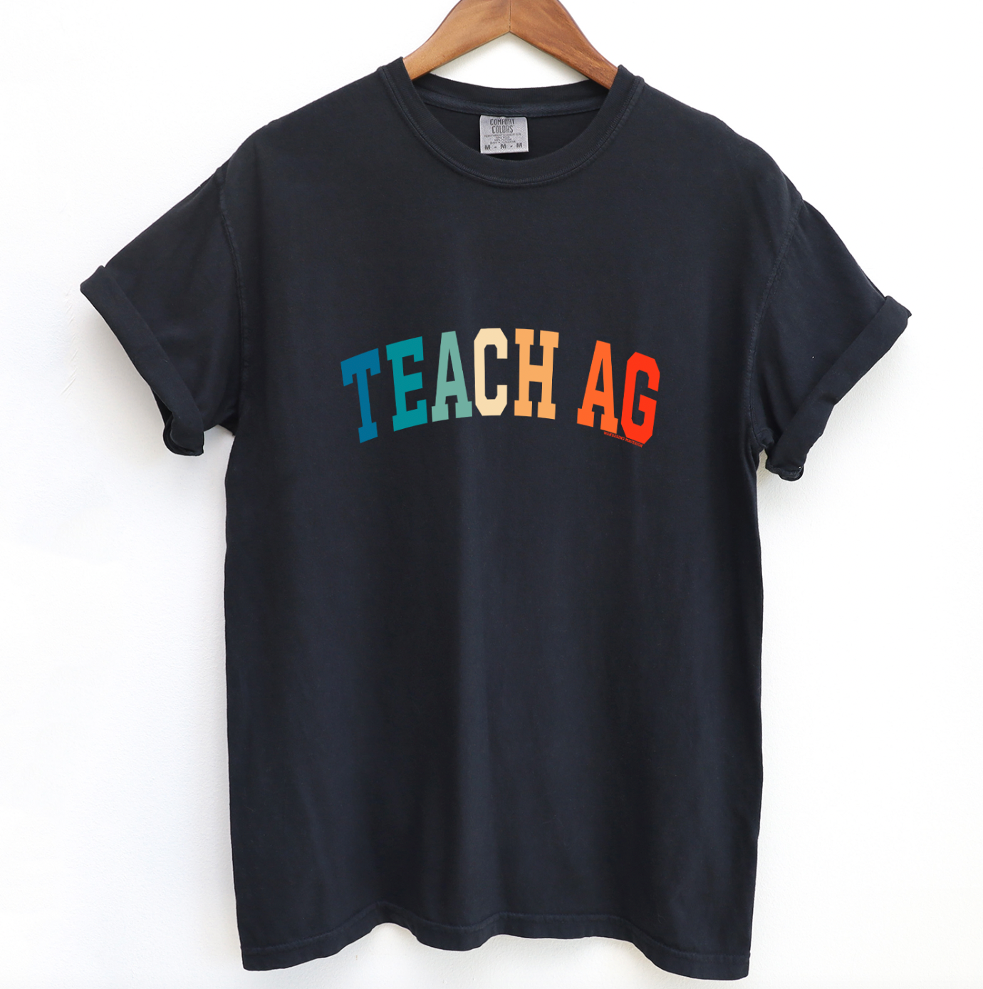 Varsity Teach Ag Color ComfortWash/ComfortColor T-Shirt (S-4XL) - Multiple Colors!