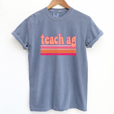 Peachy Teach Ag ComfortWash/ComfortColor T-Shirt (S-4XL) - Multiple Colors!