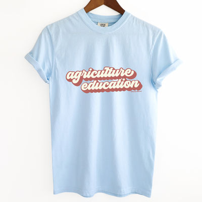Retro Agriculture Education ComfortWash/ComfortColor T-Shirt (S-4XL) - Multiple Colors!