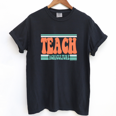 Retro Teach Agriculture ComfortWash/ComfortColor T-Shirt (S-4XL) - Multiple Colors!