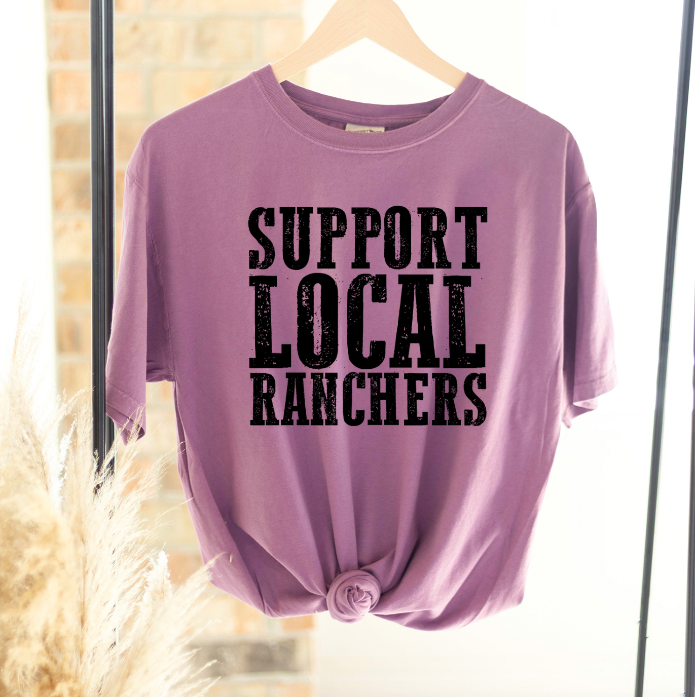 Support Local Ranchers ComfortWash/ComfortColor T-Shirt (S-4XL) - Multiple Colors!