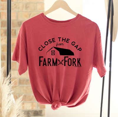Close The Gap From Farm To Fork ComfortWash/ComfortColor T-Shirt (S-4XL) - Multiple Colors!