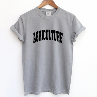 Varsity Agriculture Black ComfortWash/ComfortColor T-Shirt (S-4XL) - Multiple Colors!