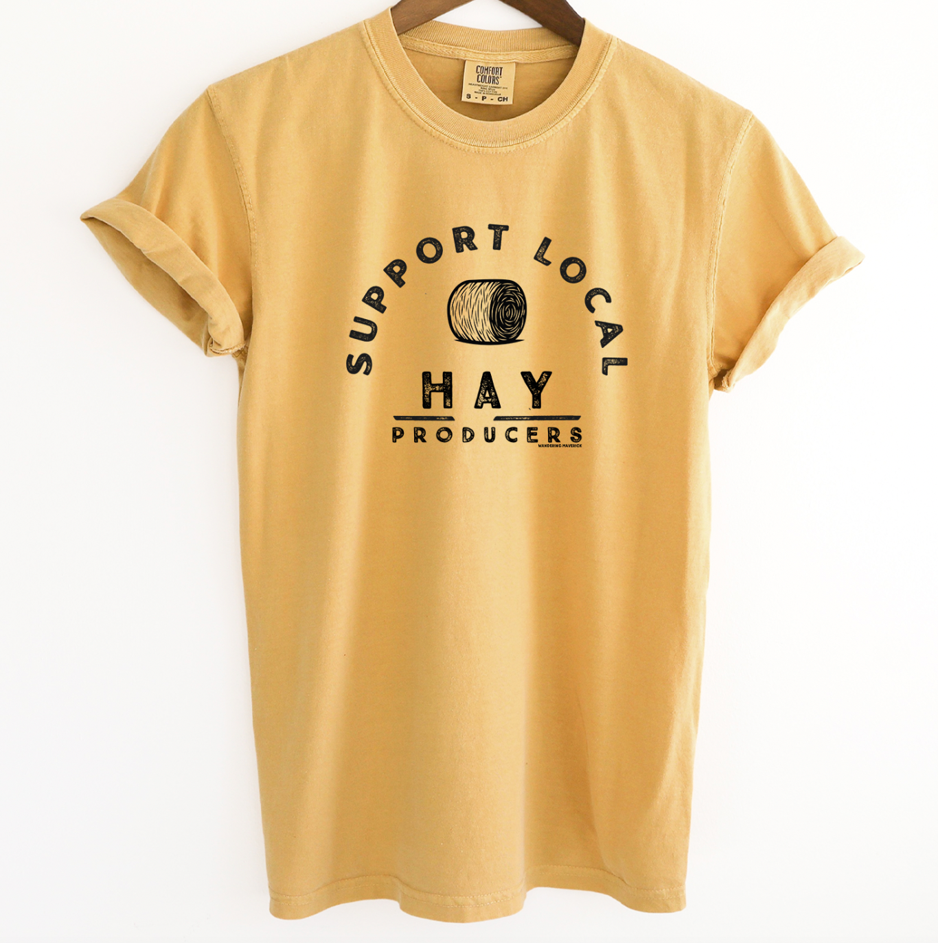 Support Local Hay Producers ComfortWash/ComfortColor T-Shirt (S-4XL) - Multiple Colors!