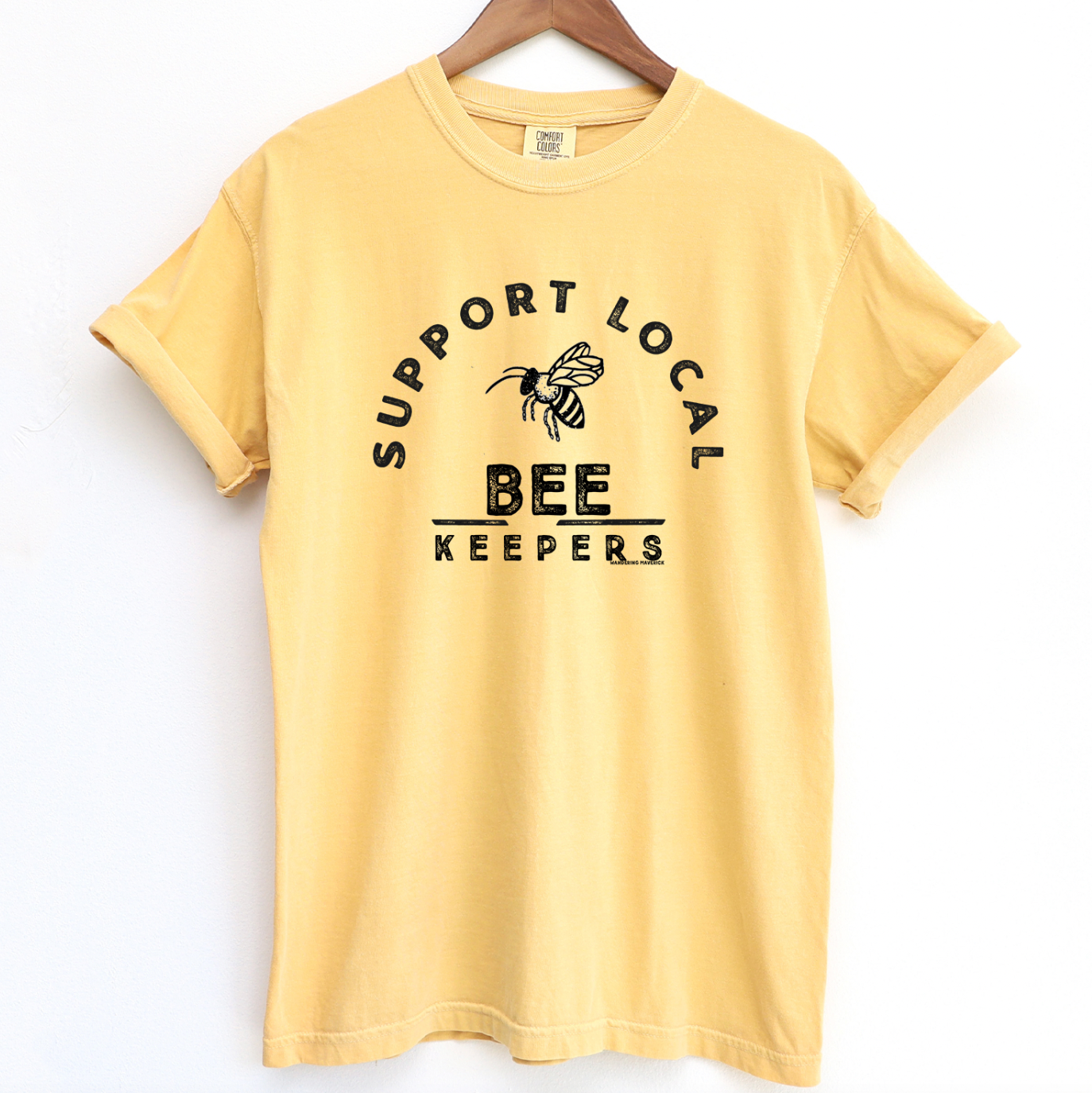 Support Local Bee Keepers ComfortWash/ComfortColor T-Shirt (S-4XL) - Multiple Colors!