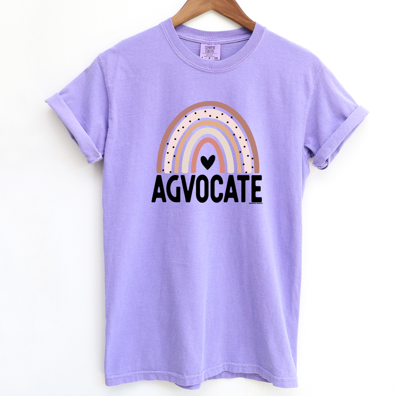 Agvocate Rainbow ComfortWash/ComfortColor T-Shirt (S-4XL) - Multiple Colors!