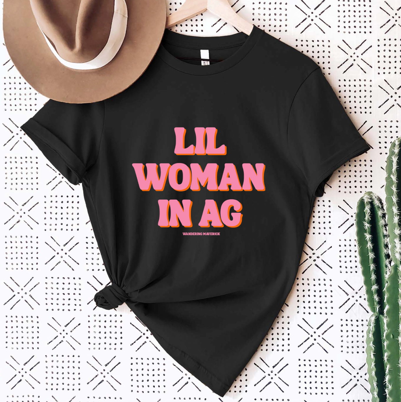Lil Woman In Ag T-Shirt (XS-4XL) - Multiple Colors!