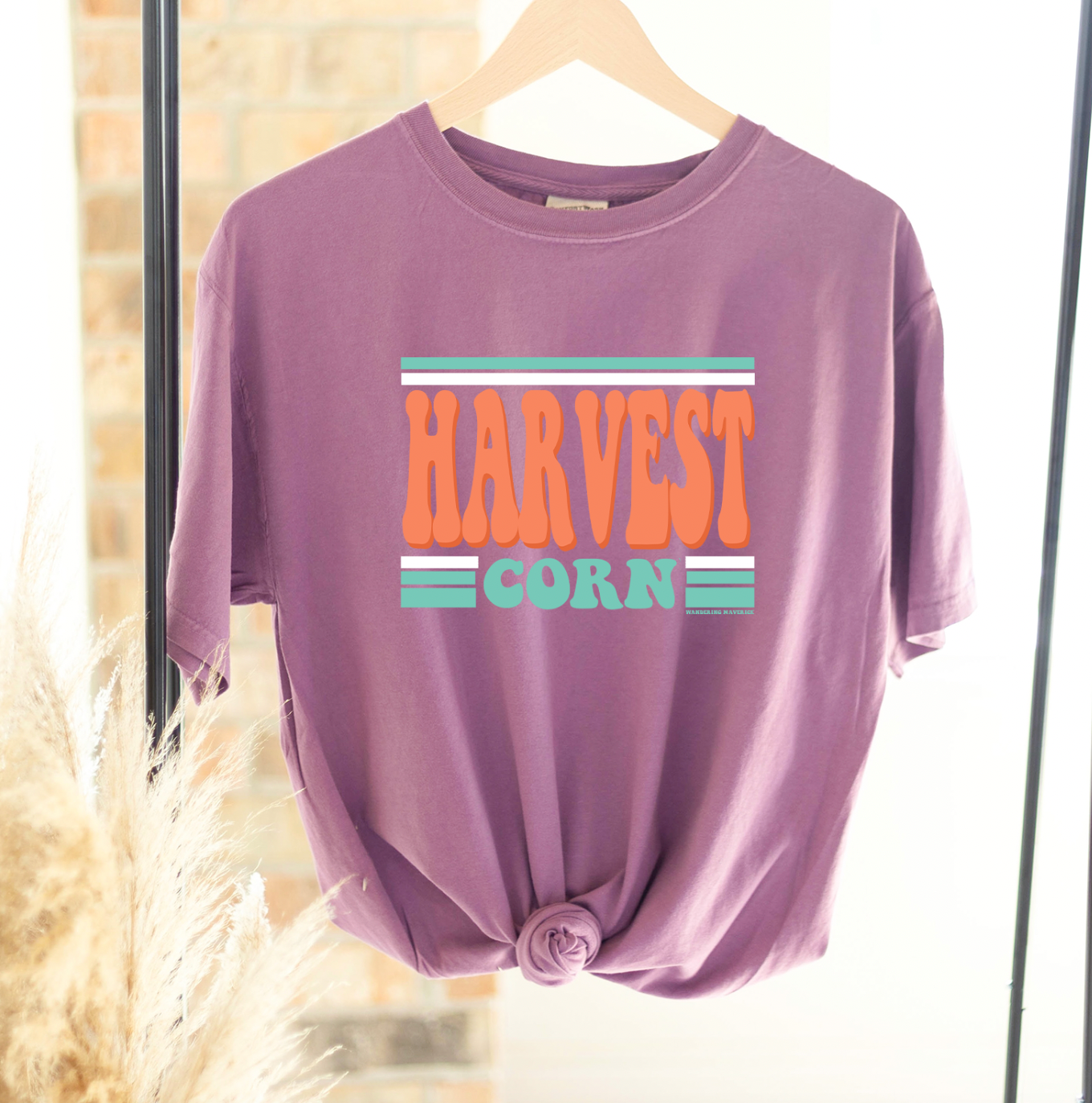 Retro Harvest Corn ComfortWash/ComfortColor T-Shirt (S-4XL) - Multiple Colors!