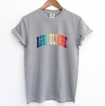 Varsity Agriculture Color ComfortWash/ComfortColor T-Shirt (S-4XL) - Multiple Colors!
