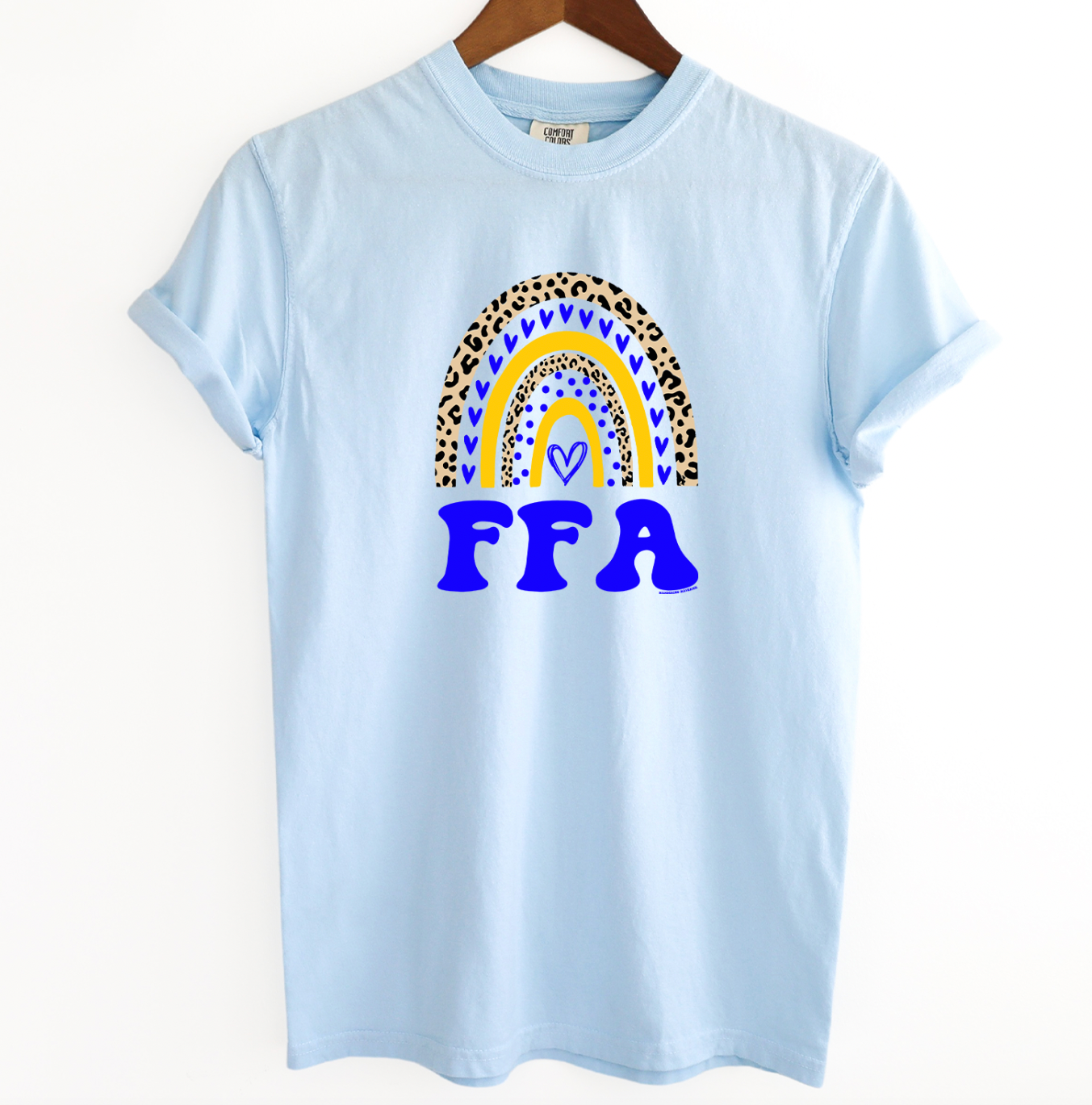 FFA Rainbow ComfortWash/ComfortColor T-Shirt (S-4XL) - Multiple Colors!