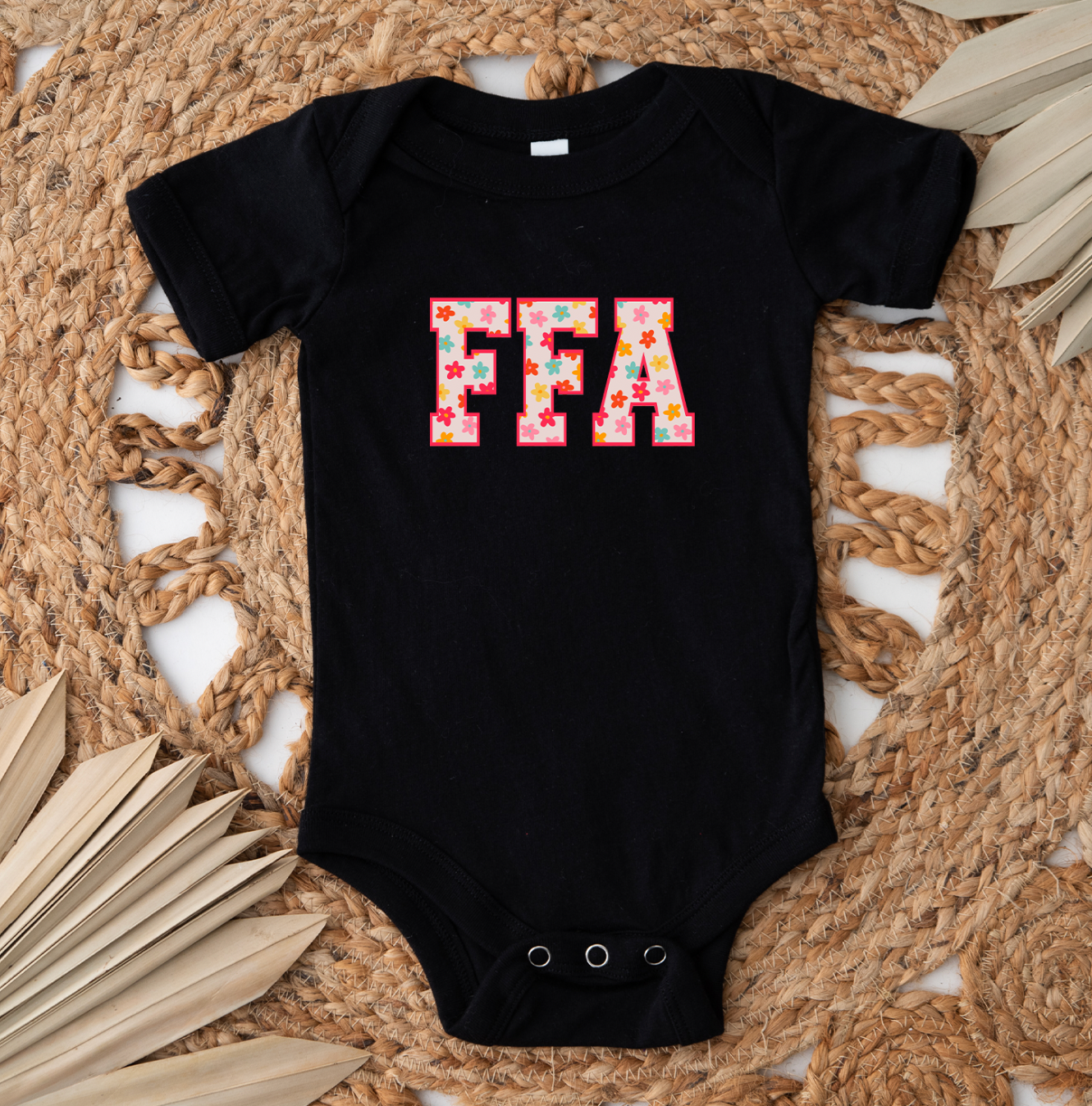 FFA Floral One Piece/T-Shirt (Newborn - Youth XL) - Multiple Colors!