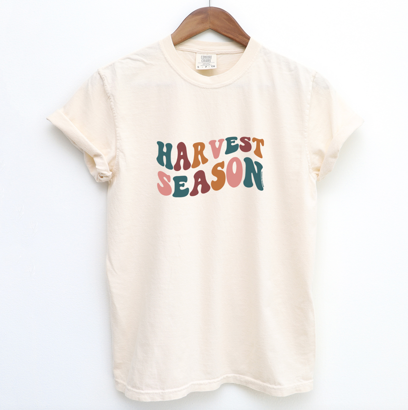 Harvest Season Groovy Color ComfortWash/ComfortColor T-Shirt (S-4XL) - Multiple Colors!