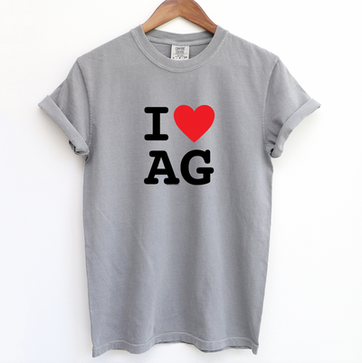 I Heart AG ComfortWash/ComfortColor T-Shirt (S-4XL) - Multiple Colors!
