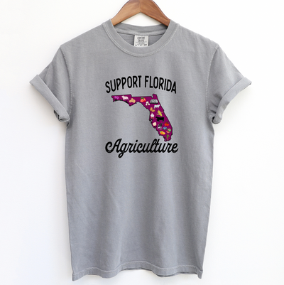 Support Florida Agriculture ComfortWash/ComfortColor T-Shirt (S-4XL) - Multiple Colors!